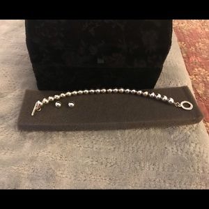 Sterling silver “Tiffany style” bracelet/earrings